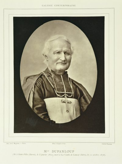 Felix Antoine Philibert Dupanloup (1802-78), uit 